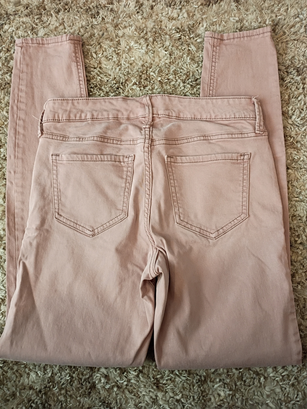 Old Navy Women's Blush Pink Skinny Jeans Size 4 - Picture 2 of 5